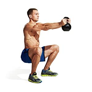 Cougar Vinyl-Coated Cast Iron Kettlebell – Durable Weight for Strength Training