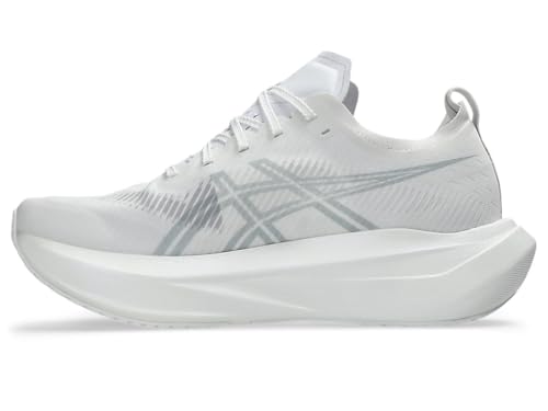 ASICS MEGABLAST Running Shoes – Unisex Neutral Trainers in White/Piedmont Grey with FF TURBO²™ Cushioning