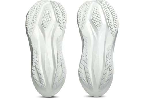 ASICS MEGABLAST Running Shoes – Unisex Neutral Trainers in White/Piedmont Grey with FF TURBO²™ Cushioning