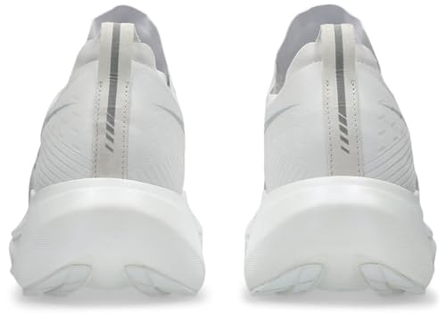 ASICS MEGABLAST Running Shoes – Unisex Neutral Trainers in White/Piedmont Grey with FF TURBO²™ Cushioning