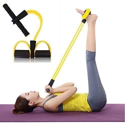4-Tube Training Band Set – CrossFit Full-Body Resistance with Foam Handles
