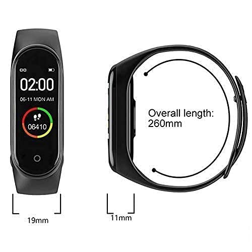 PunnkFunnk PFM5 Smart Band – Heart-Rate, Sleep & Activity Tracker, 15-Day Standby, Bluetooth 4.0