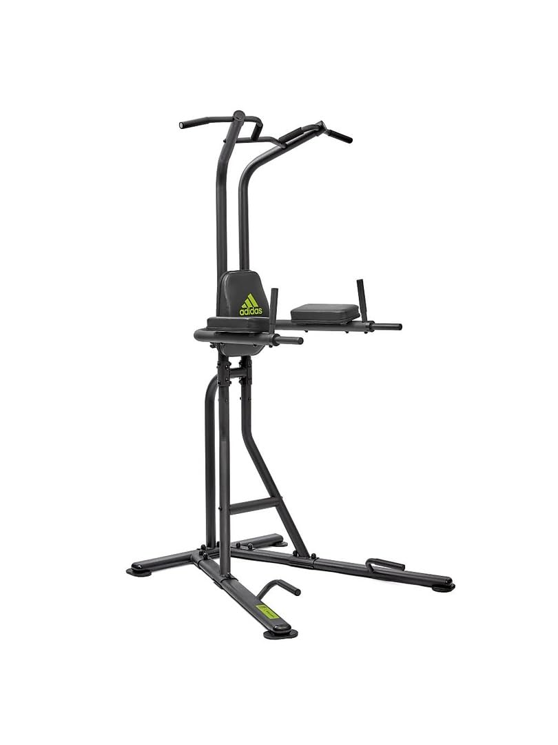 Adidas Performance Power Tower (ADBE-10229) – Heavy-Duty Steel Frame, 135 kg Load Capacity, QR-Guided Workouts