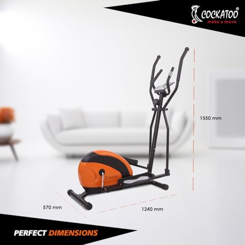 Cockatoo CE-03 Smart Series Elliptical Cross Trainer – 8 Magnetic Resistance Levels, 6 kg Flywheel, 120 kg Capacity