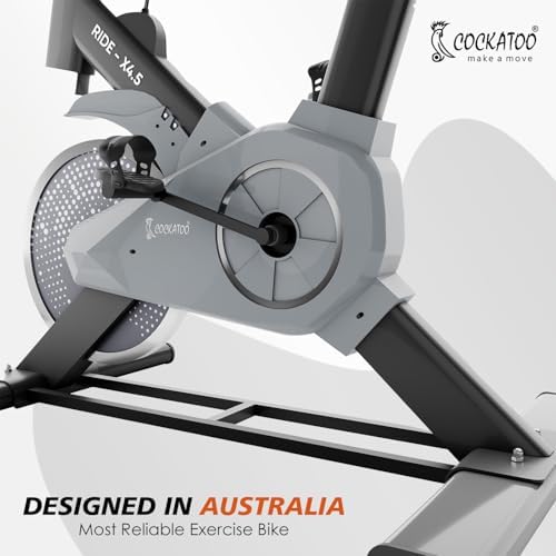 Cockatoo Ride-X Spin Bike – 4.5 kg Fully Enclosed Flywheel with Adjustable Resistance