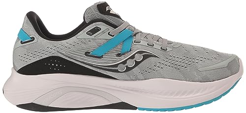 Saucony Guide 17 Running Shoes – Men's Stability Sneakers in Concrete/VIZIBLUE for Daily Training & Long Runs