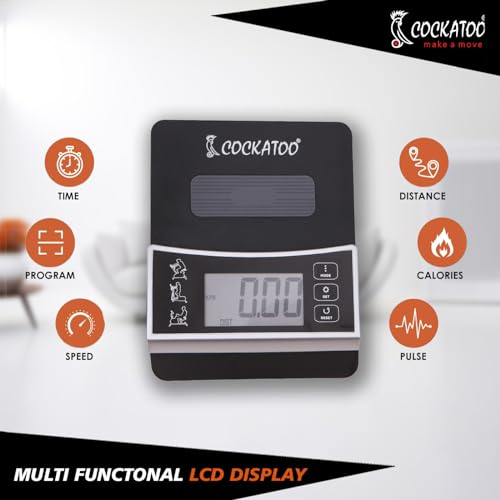 Cockatoo CE-03 Smart Series Elliptical Cross Trainer – 8 Magnetic Resistance Levels, 6 kg Flywheel, 120 kg Capacity