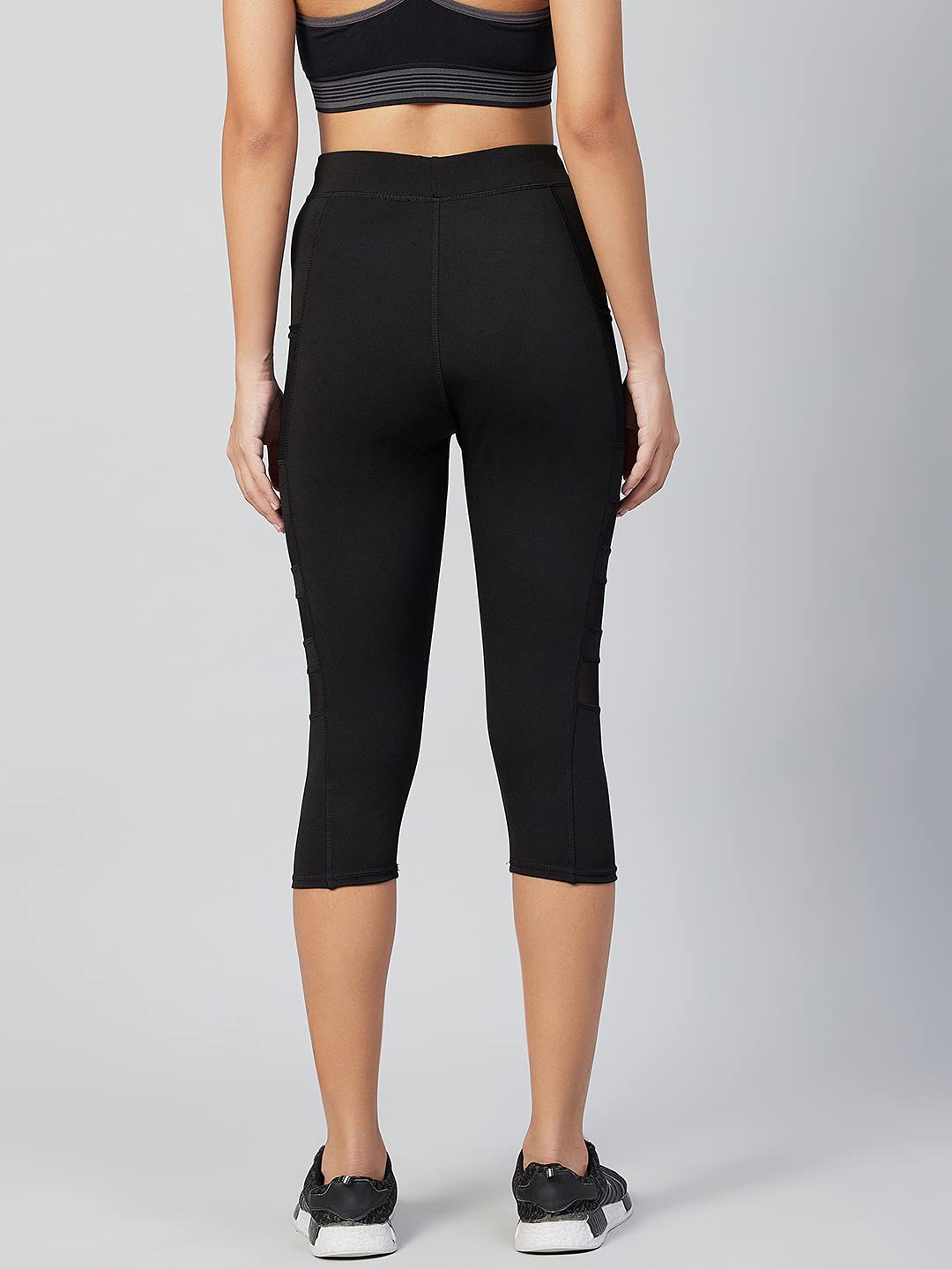 BLINKIN Insert Fitness Leggings with Mesh Pockets – Size 36