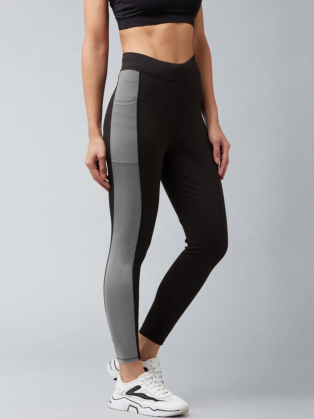 BLINKIN Women’s Slim-Fit Track Pants – Polyester-Blend, Ankle Length with Deep Side Pockets