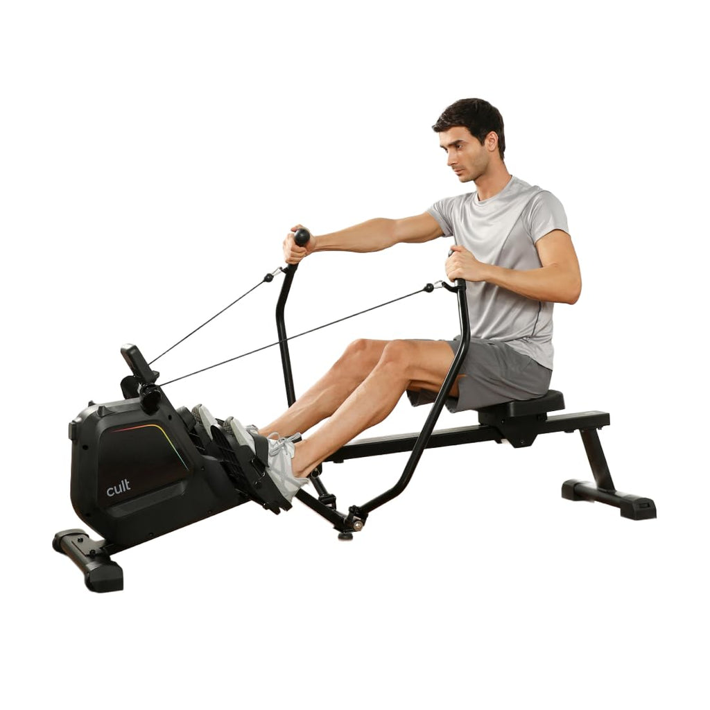 SmartRow DualGlide Full-Motion Magnetic Rower – 360° Rotating Handles, 8-Level Resistance, 120 kg Capacity