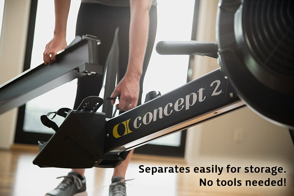 Concept2 RowErg Indoor Rower – PM5 Monitor, 14″ Seat, Air Resistance & Easy Storage