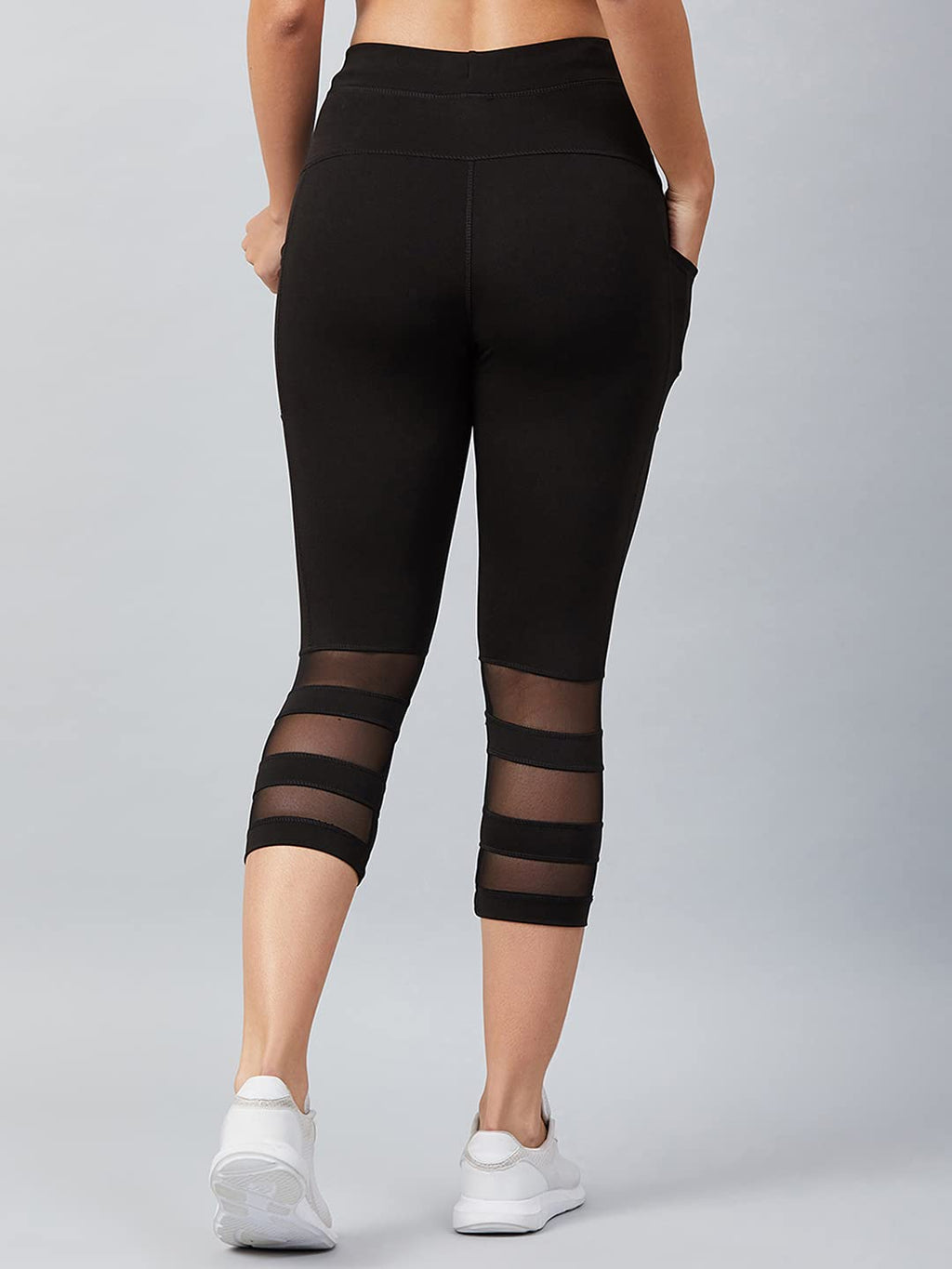 BLINKIN High-Waist Sports Leggings – 4-Way Stretch, Mesh Inserts & Deep Side Pockets
