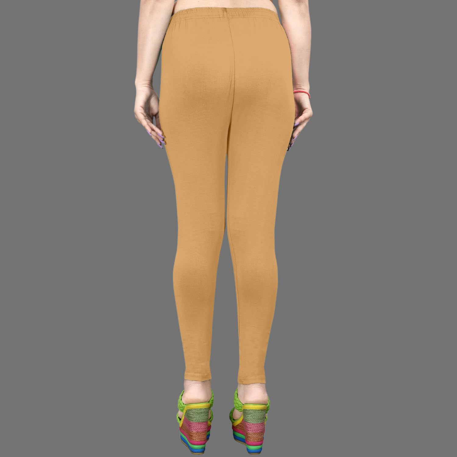 Freedom Lady Wear Mid-Rise Stretchable Ankle-Length Leggings – Women’s Activewear
