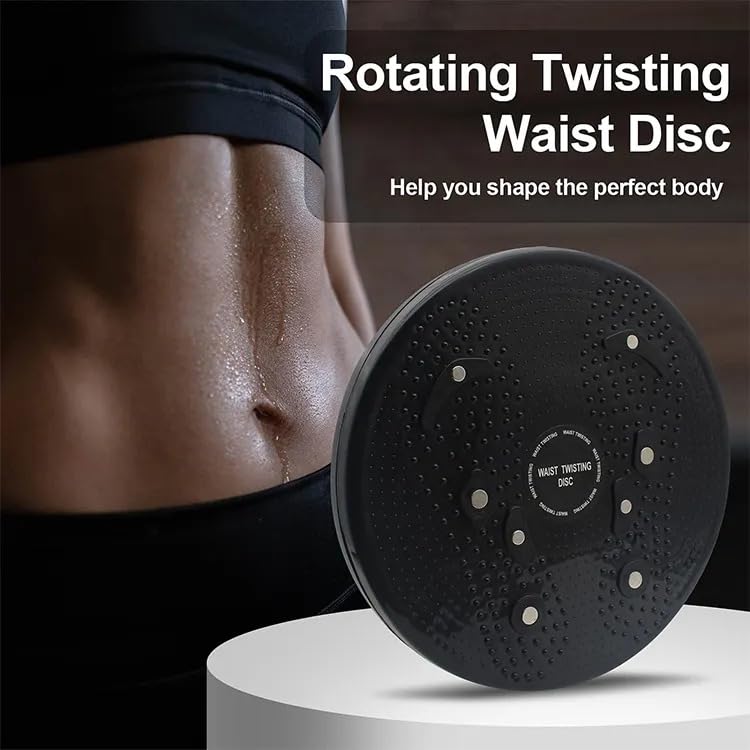 ALYV Acupressure Tummy Twister Waist Disc – Abdominal Exerciser for Belly Fat Reduction, Home Workout Equipment (Multicolor)