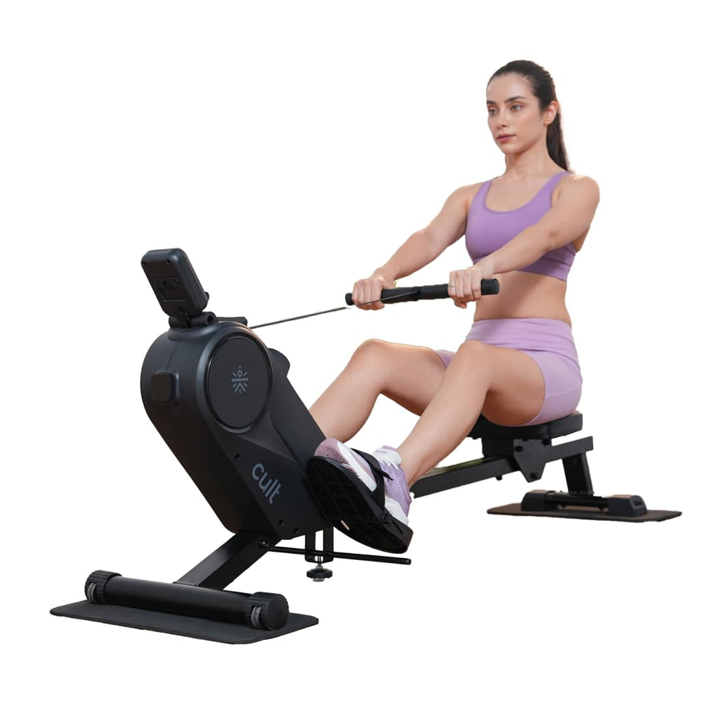 SmartRow AeroGlide Magnetic Rower – 8-Level Adjustable, 120 kg Capacity, Compact & Quiet