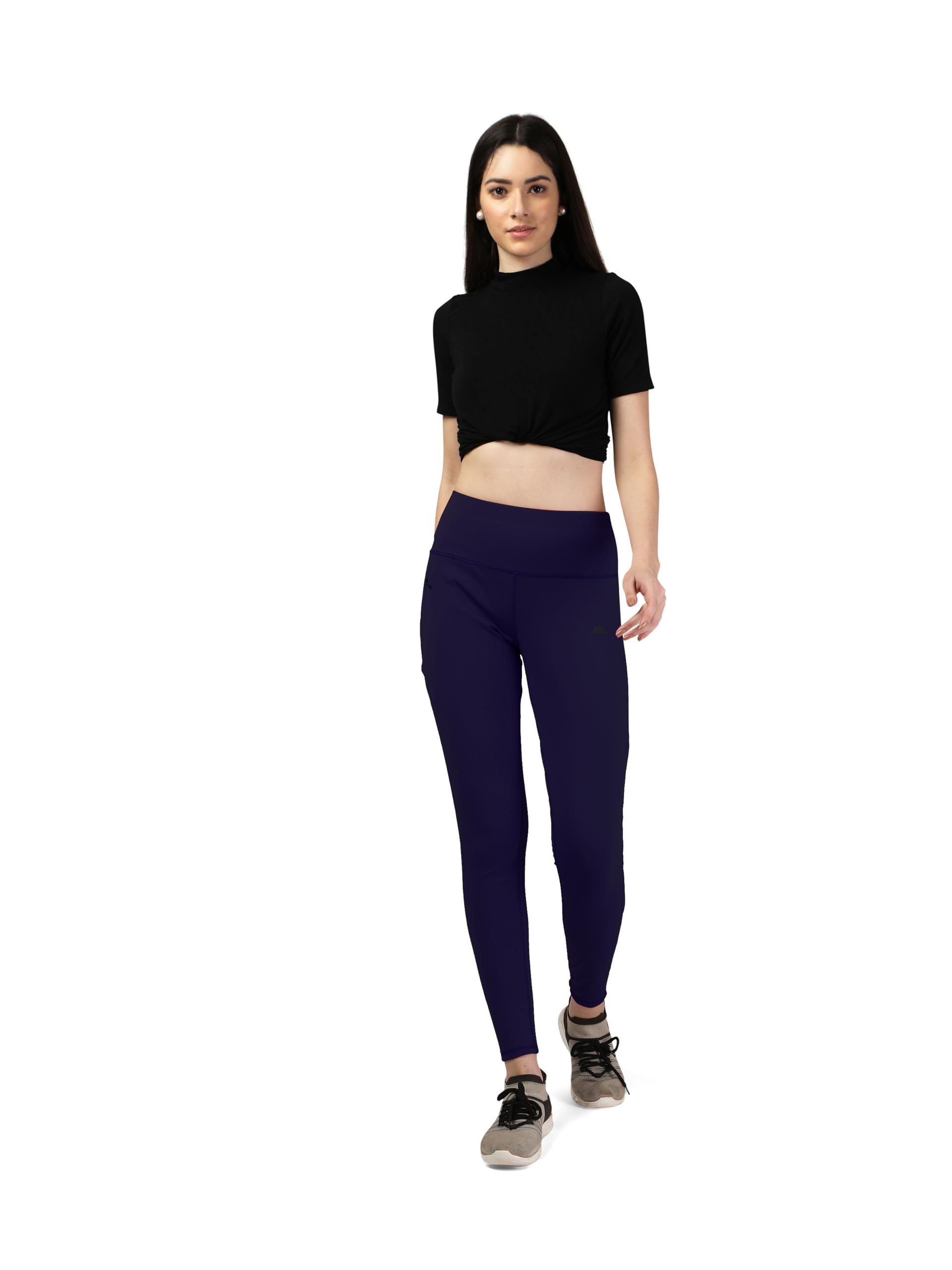 Mehrang High-Waist Stretchable Workout Leggings – Comfortable, Pocketed Activewear