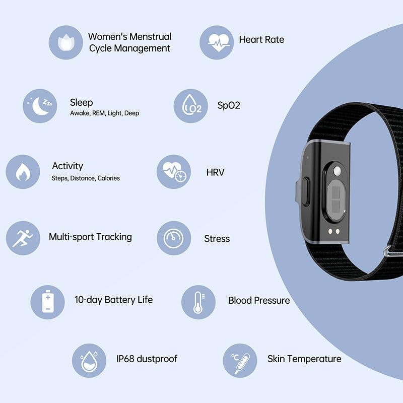 StyleOxx Smart Health Wristband – Multi-Sport Tracker with All-Day Health Monitoring & Free App