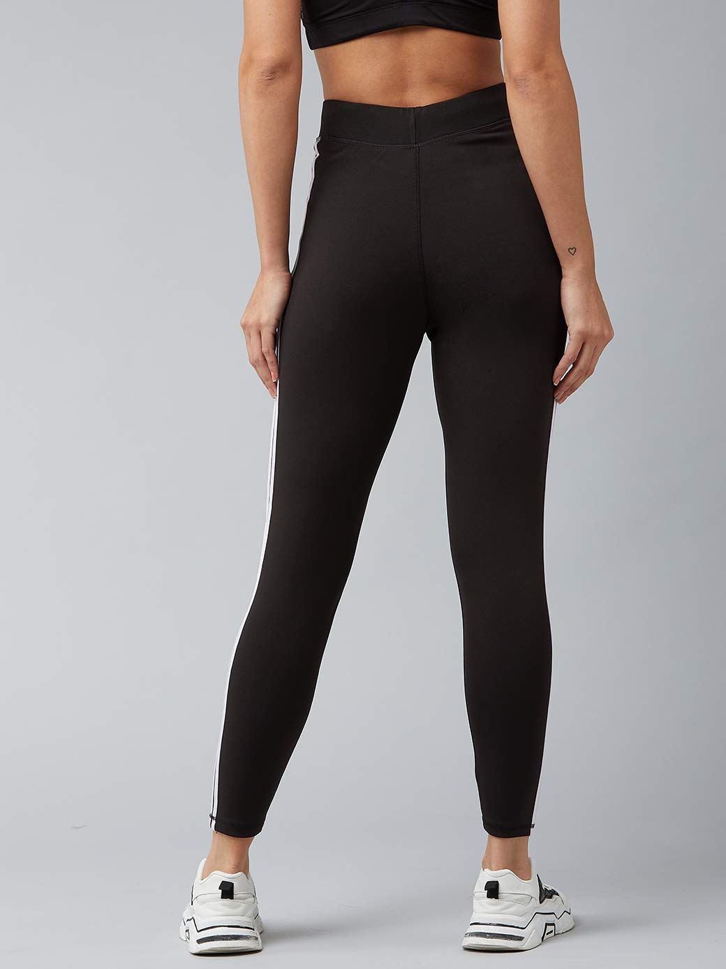 BLINKIN Mid-Rise 4-Way Stretch Gym Pants – Breathable, No-See-Through Fit for Active Sessions