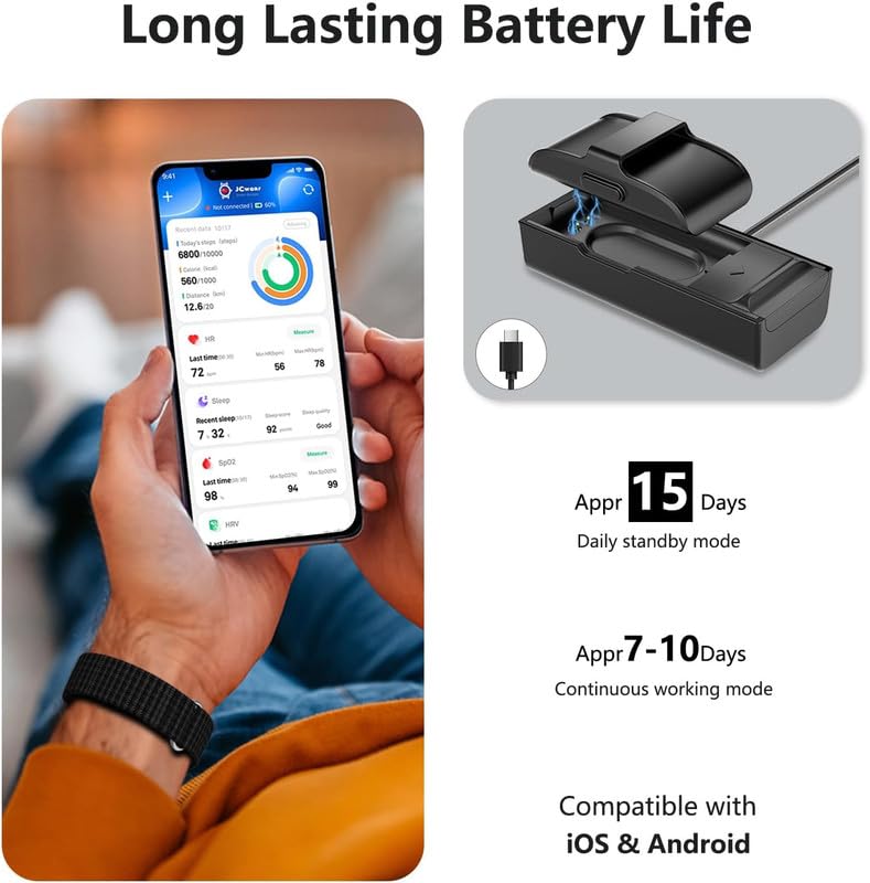 StyleOxx Smart Health Wristband – Multi-Sport Tracker with All-Day Health Monitoring & Free App