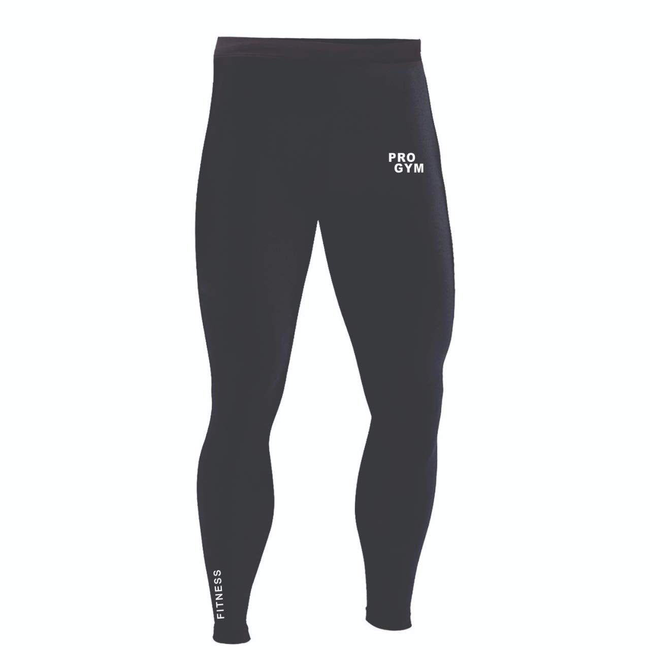 Pro Gym Women’s Stretchable High-Compression Leggings – Slim Fit (Black, XL)