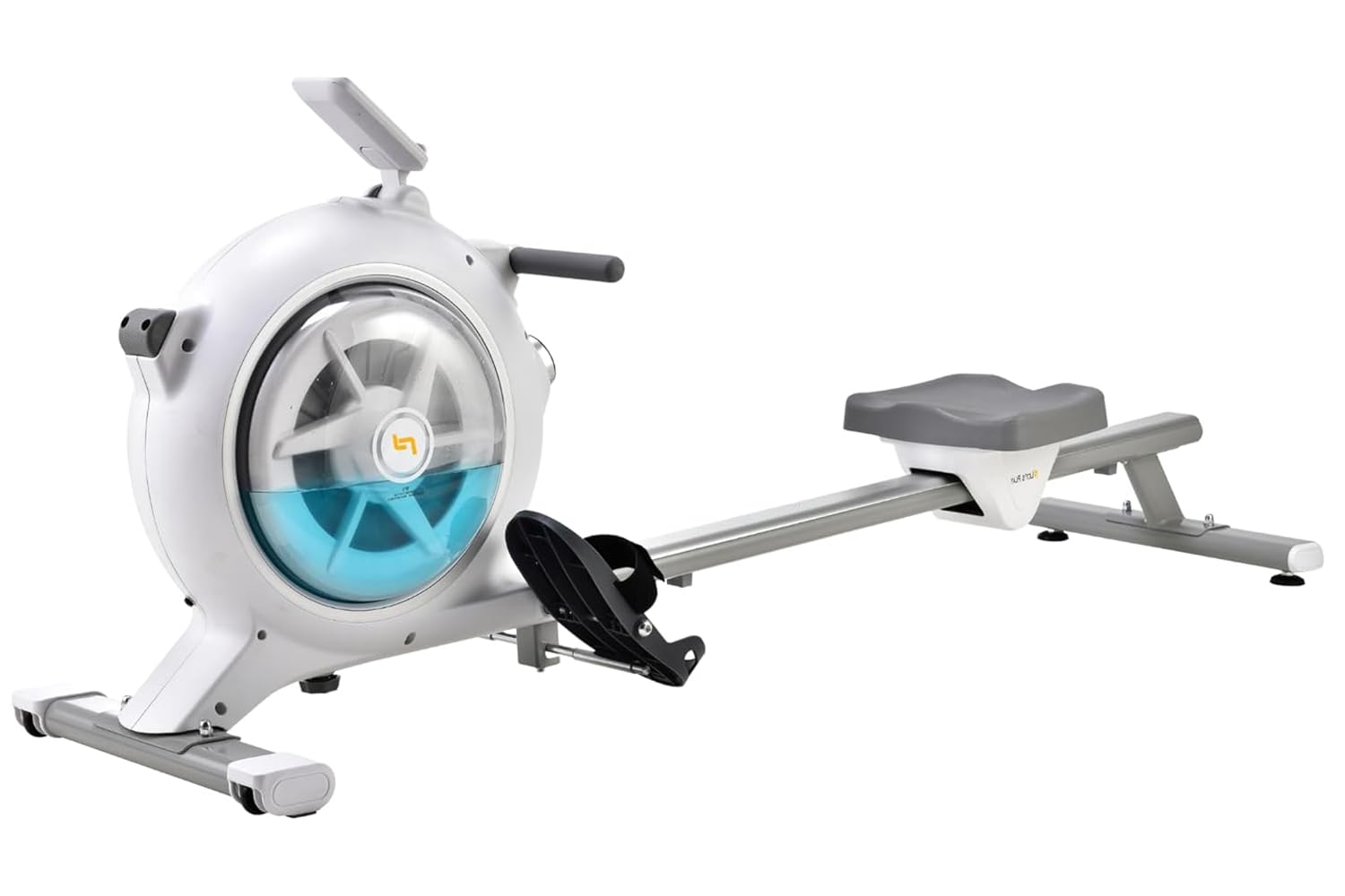 LETS Water Rower – Dual Water & Magnetic Resistance, Foldable Design, 120 kg Capacity