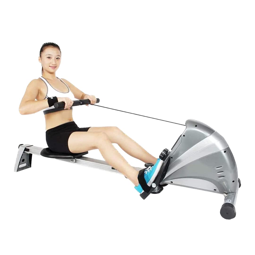 Femiro Fitness RM-300 Magnetic Rower – 7 kg Flywheel, 10 Resistance Levels, Foldable with LCD Display