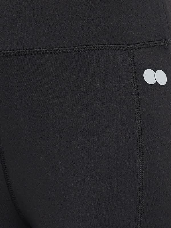 Clovia High-Rise Activewear Tights – Ankle-Length, Polyester-Spandex for Flexibility & Mobility