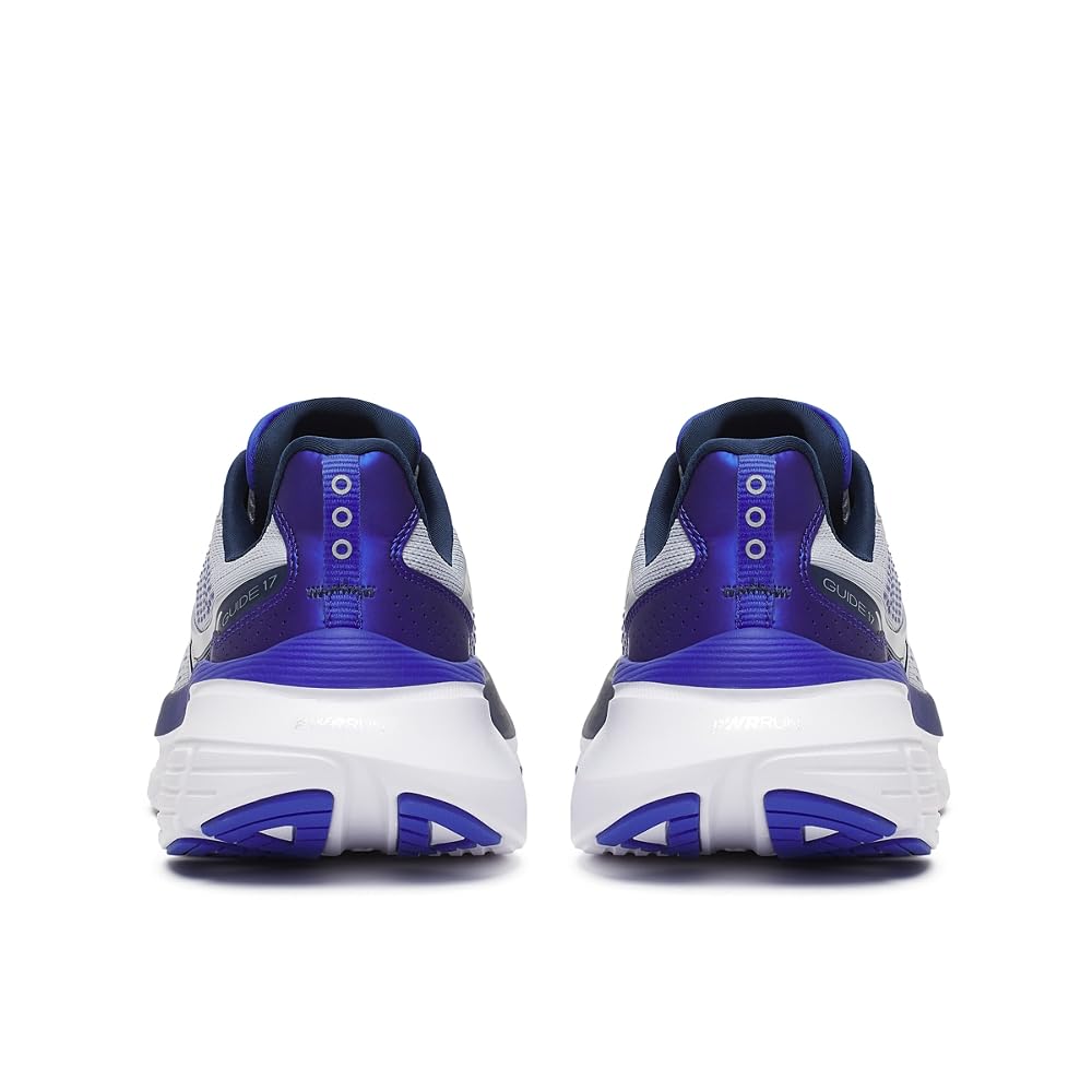 Saucony Guide 17 Running Shoes – Men's Stability Sneakers in Cloud/Royal for Daily Training & Long Runs