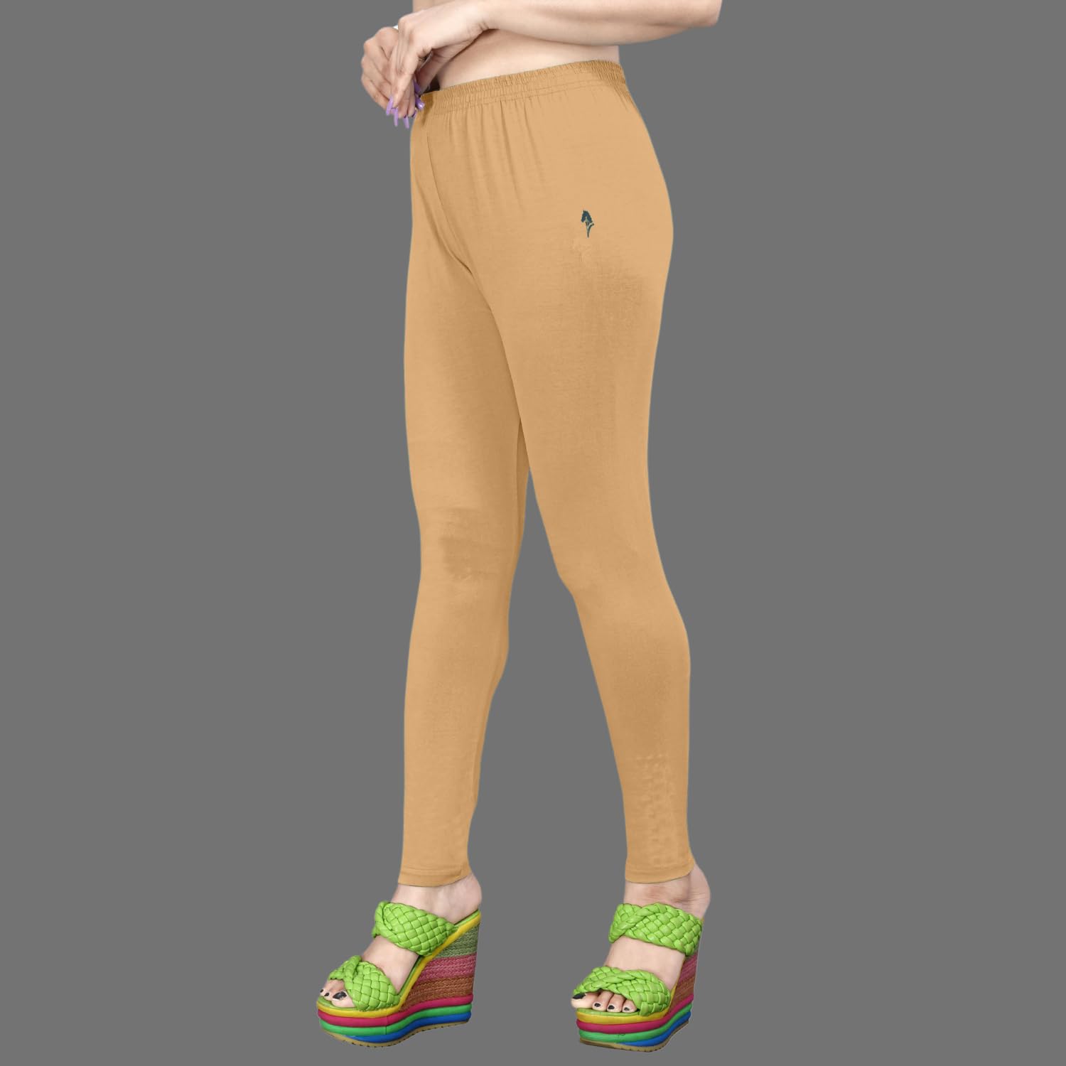 Freedom Lady Wear Mid-Rise Stretchable Ankle-Length Leggings – Women’s Activewear