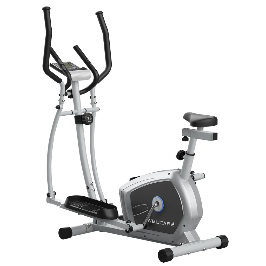Welcare WC6044 Elliptical Cross Trainer – 5 kg Flywheel, 8 Magnetic Resistance Levels, Adjustable Seat