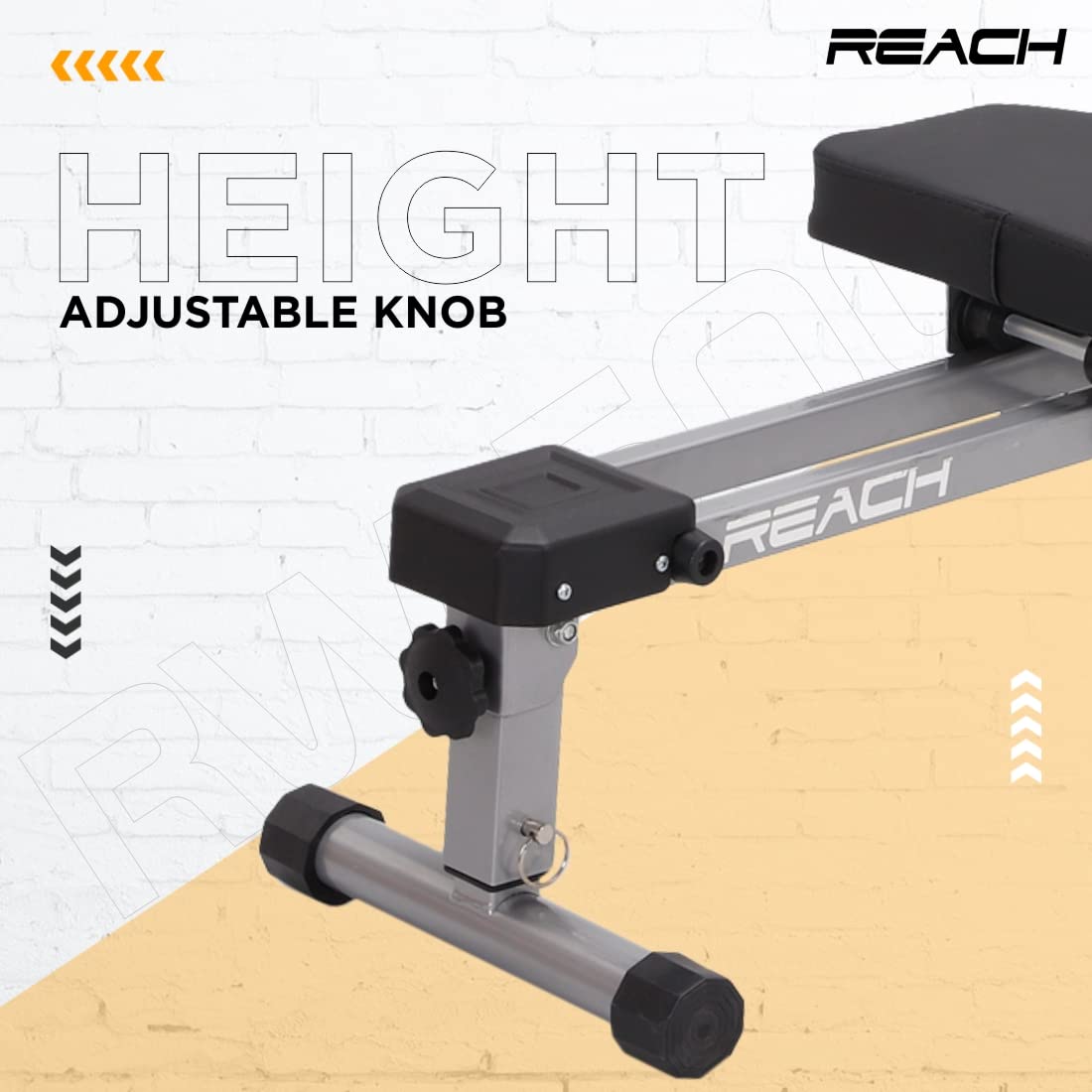 Reach RW-500 Hydraulic Rower – 12-Level Adjustable Resistance with LCD Monitor