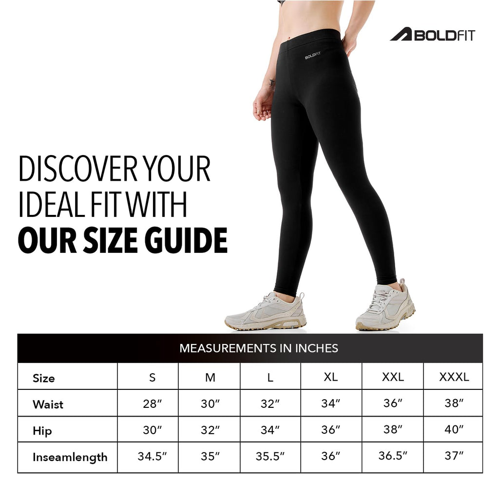Boldfit Multipurpose Stretchable Fitness Leggings – Ultra-Light, Sweat-Wicking, Mid-Rise