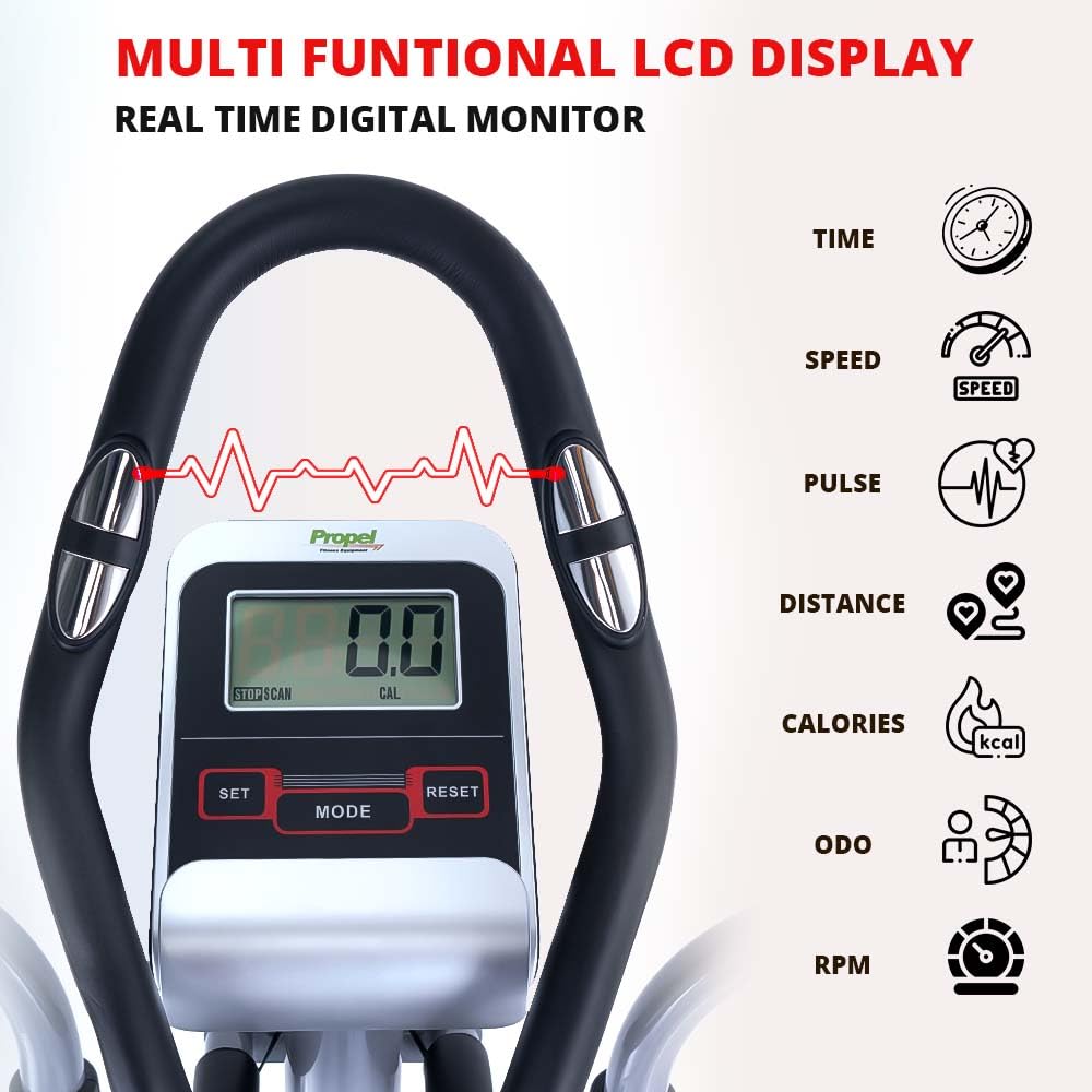 Propel FitnessOne HX 69i Smart Elliptical Cross Trainer – 8-Level Magnetic, 7 kg Flywheel, 120 kg Capacity