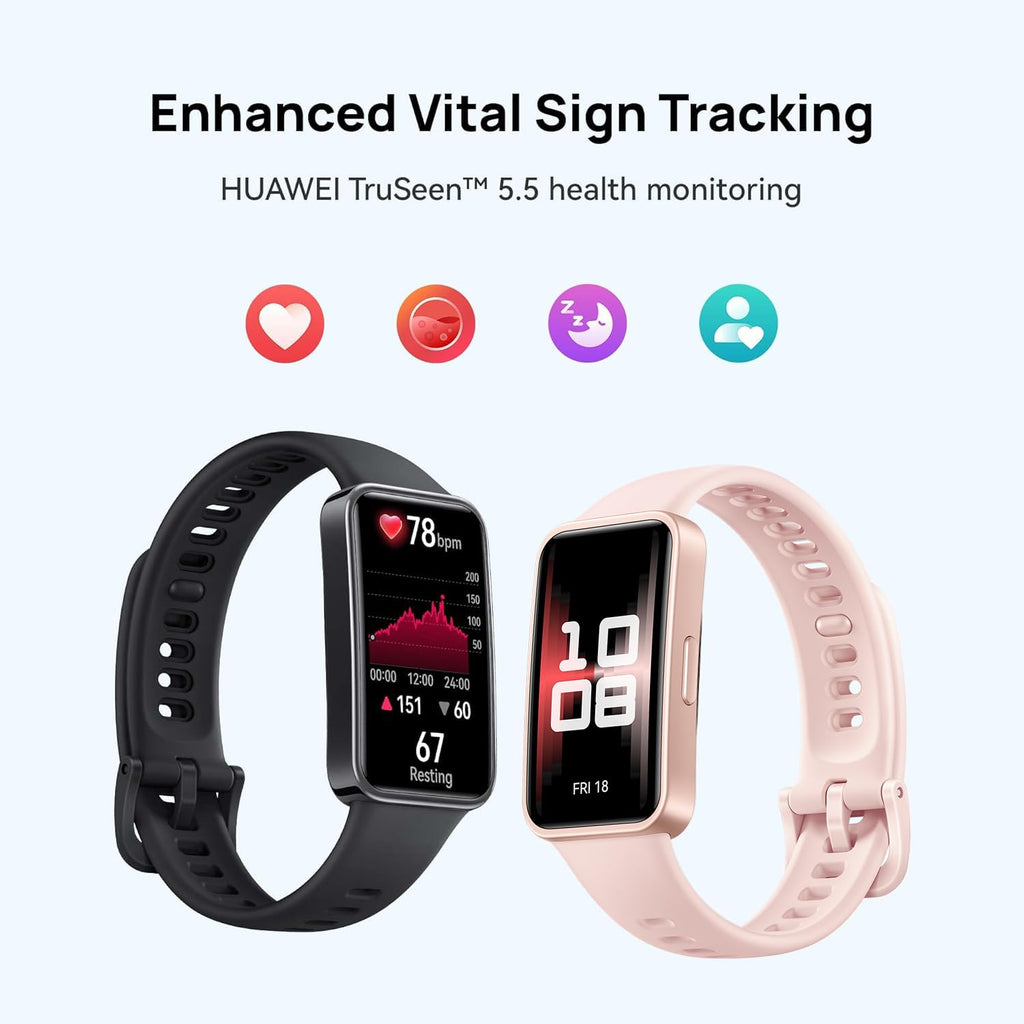 HUAWEI Band 9 Fitness Tracker – Lightweight, AMOLED Display, Auto Brightness & 100 Workout Modes