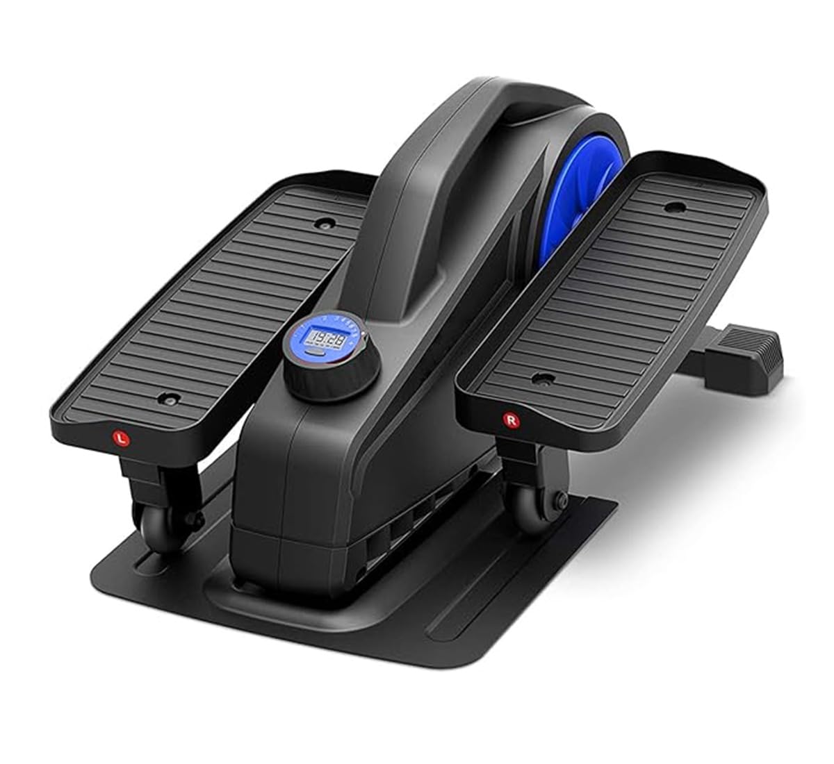 Dolphy Portable Mini Magnetic Elliptical – 8 Resistance Levels, LCD Monitor, Compact & Quiet