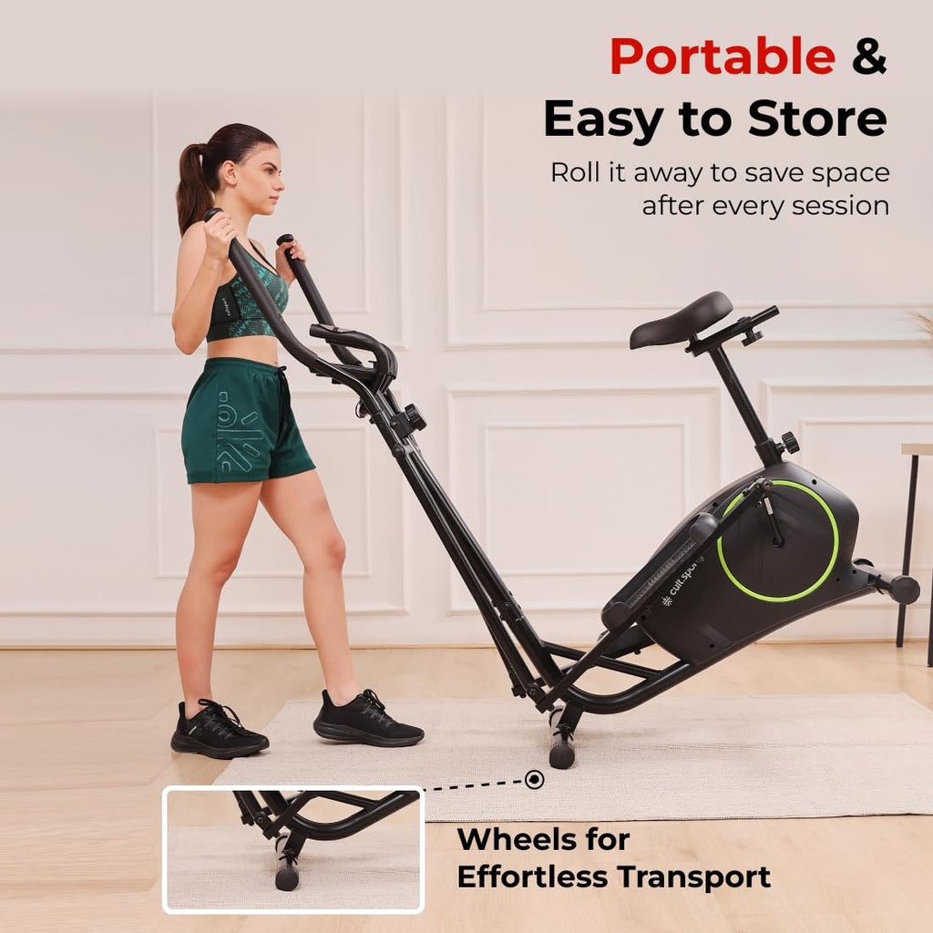 Cult.Sport SmartCross B1 Bluetooth Elliptical Cross Trainer – Magnetic Resistance, 120 kg Capacity, Free Installation