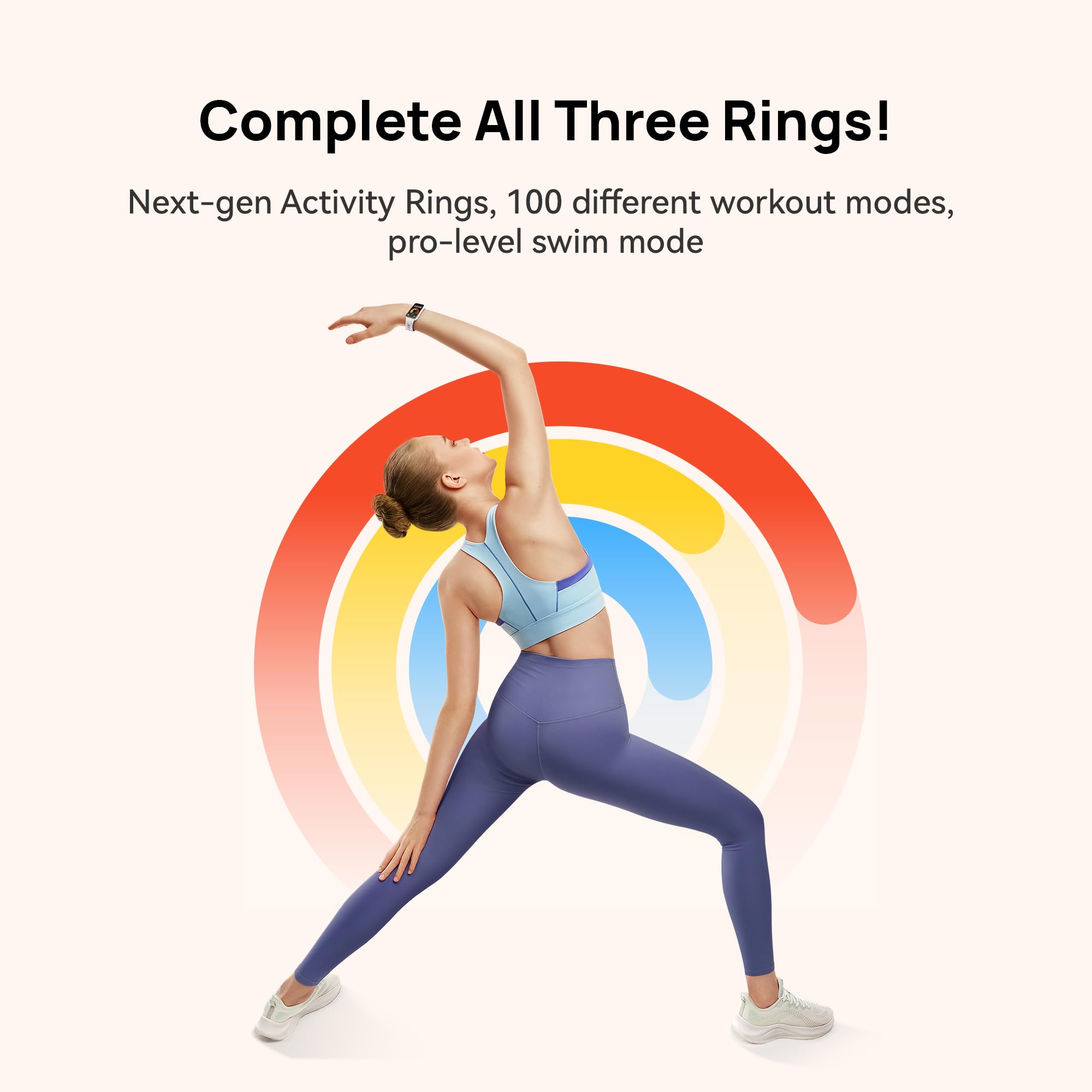 HUAWEI Band 9 Fitness Tracker – Lightweight, AMOLED Display, Auto Brightness & 100 Workout Modes