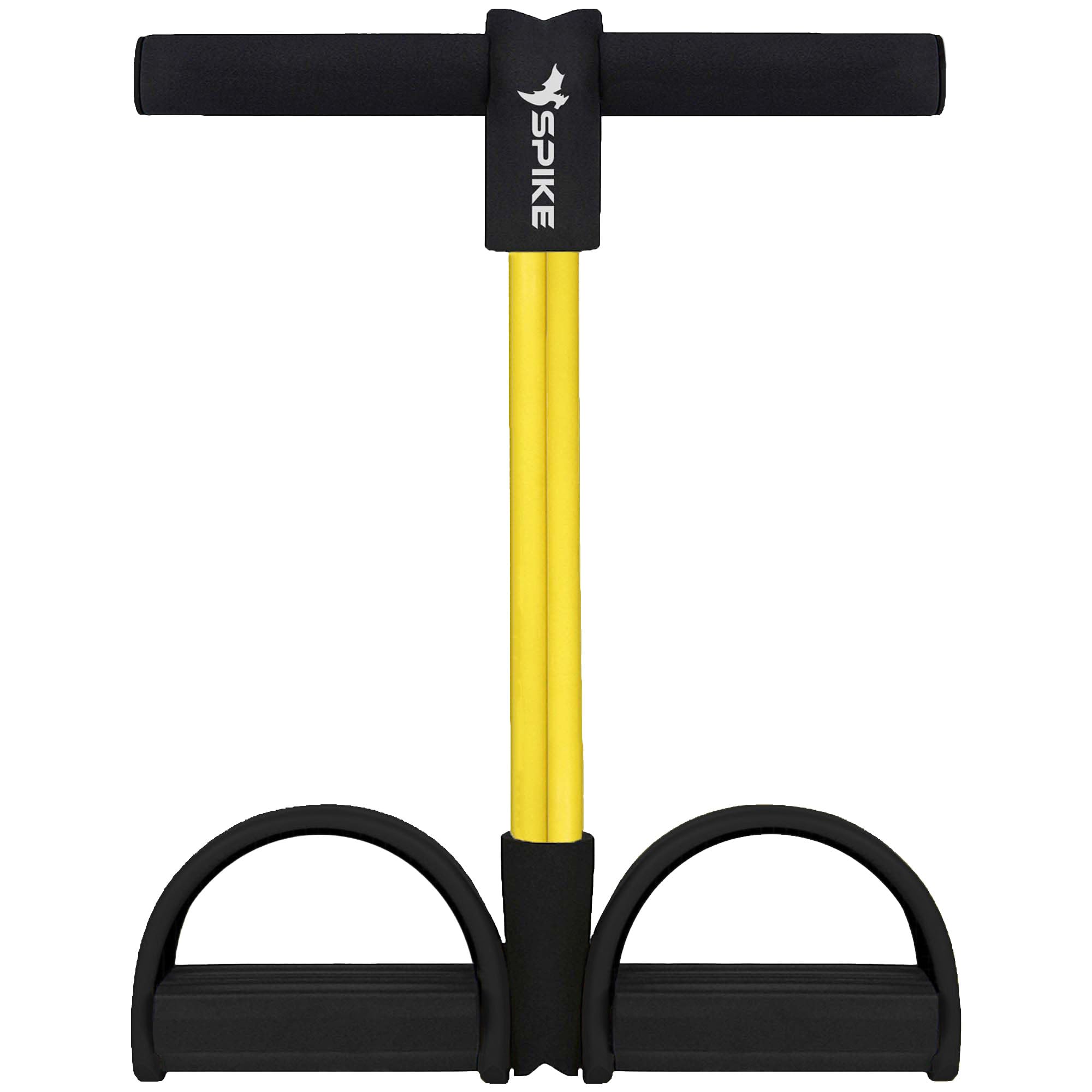 Spike Black Tummy Trimmer – Latex Pull Rope & Foot Pedal Body Sculpting Device