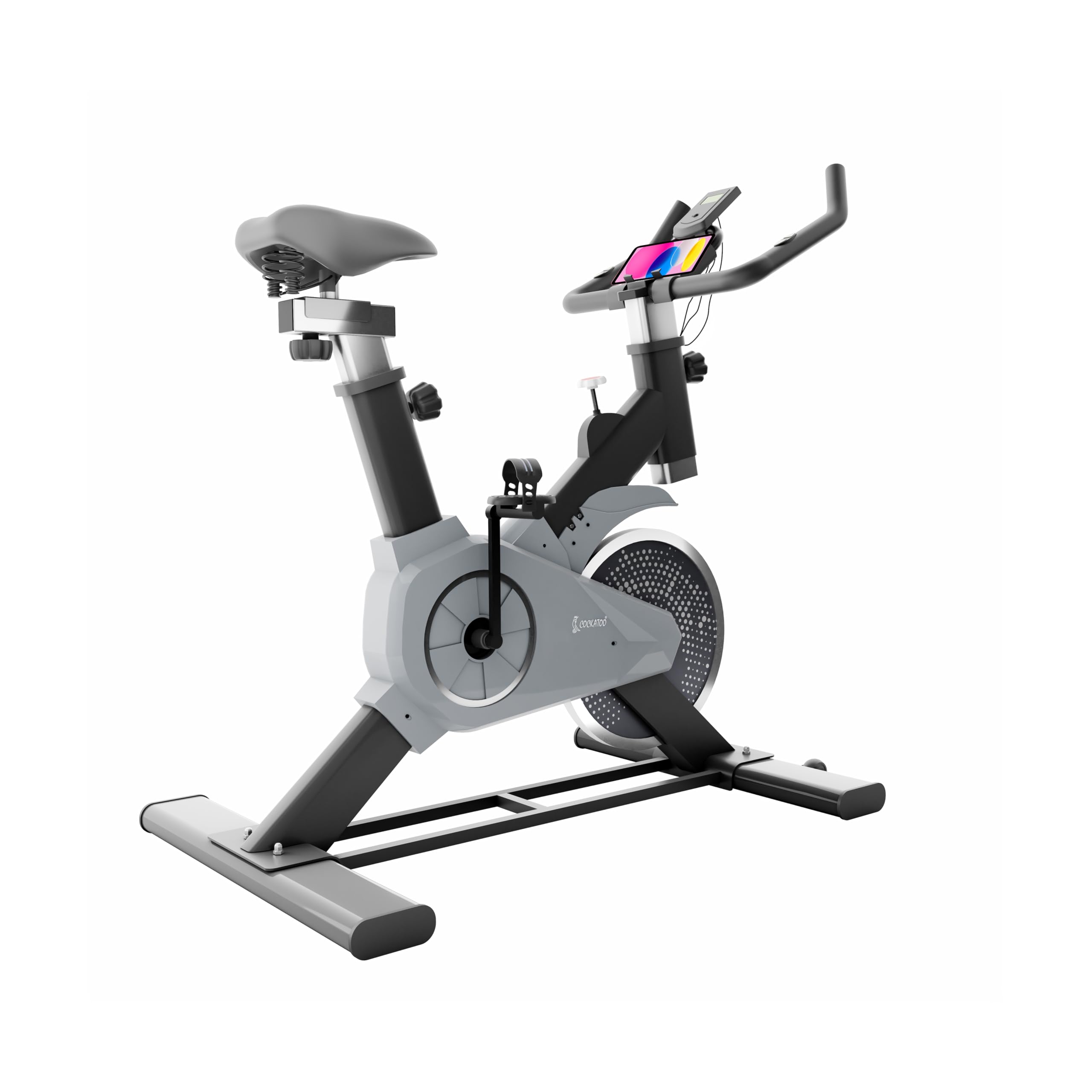 Cockatoo Ride-X Spin Bike – 4.5 kg Fully Enclosed Flywheel with Adjustable Resistance