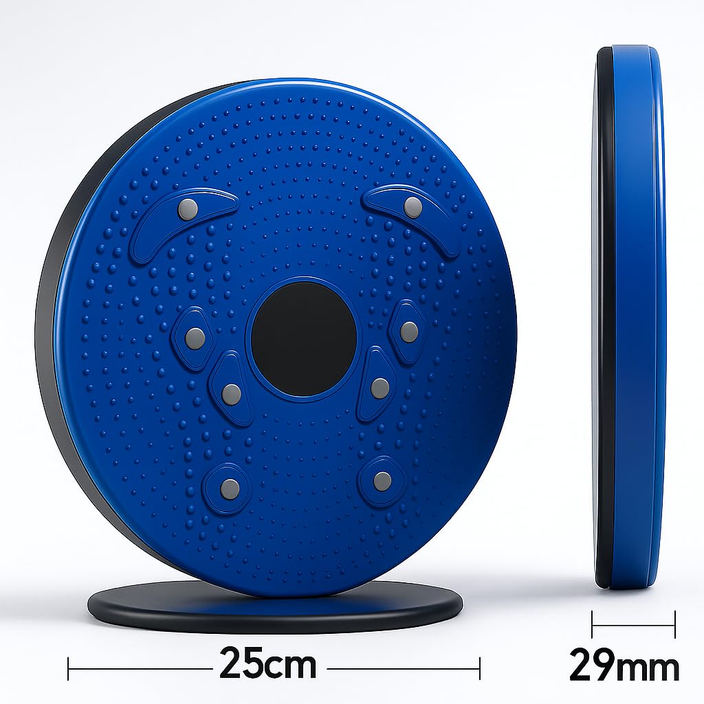 ALYV Acupressure Tummy Twister Waist Disc – Abdominal Exerciser for Belly Fat Reduction, Home Workout Equipment (Multicolor)