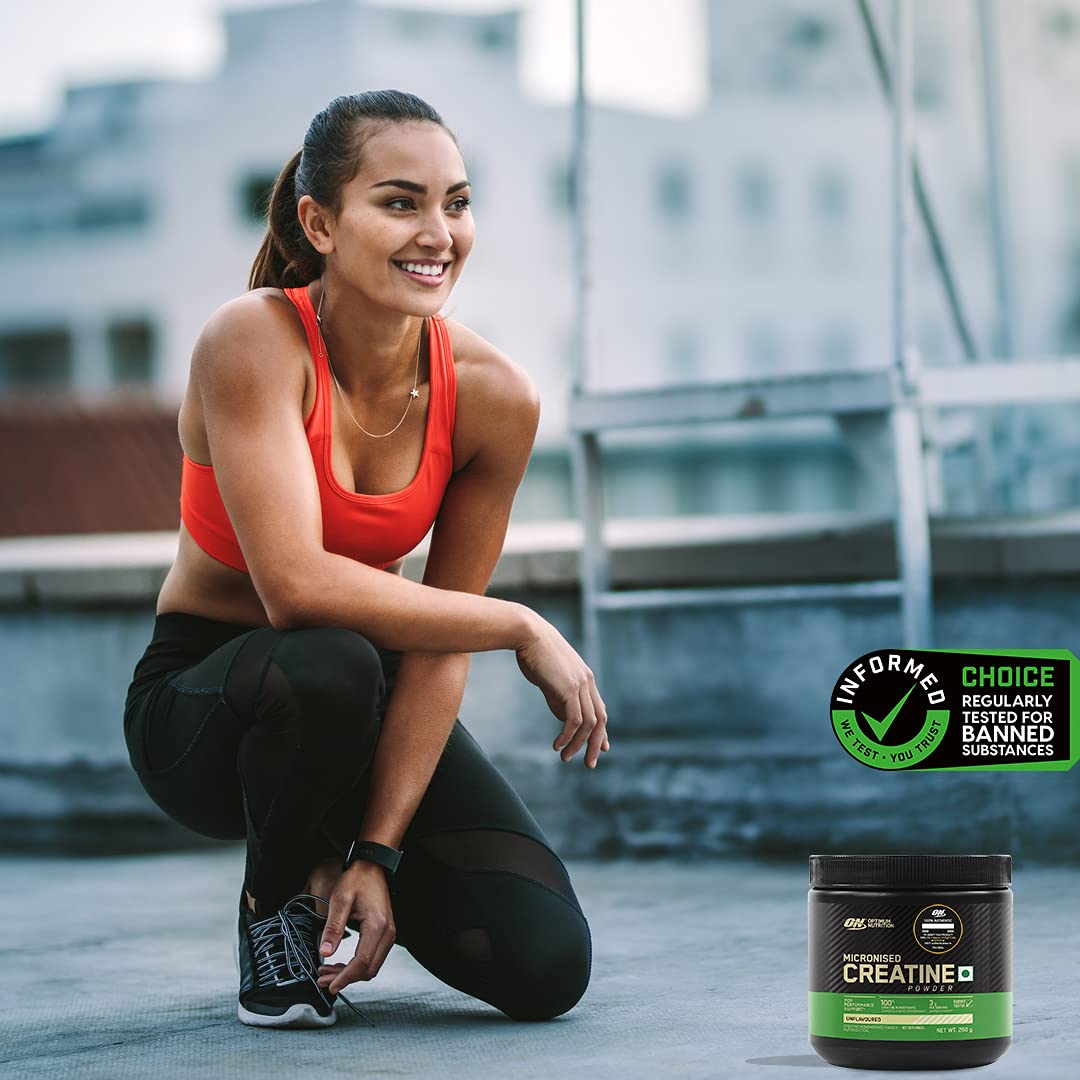 Optimum Nutrition Micronised Creatine Powder – 100% Pure Creatine Monohydrate, 33 Servings, Unflavoured Performance Booster