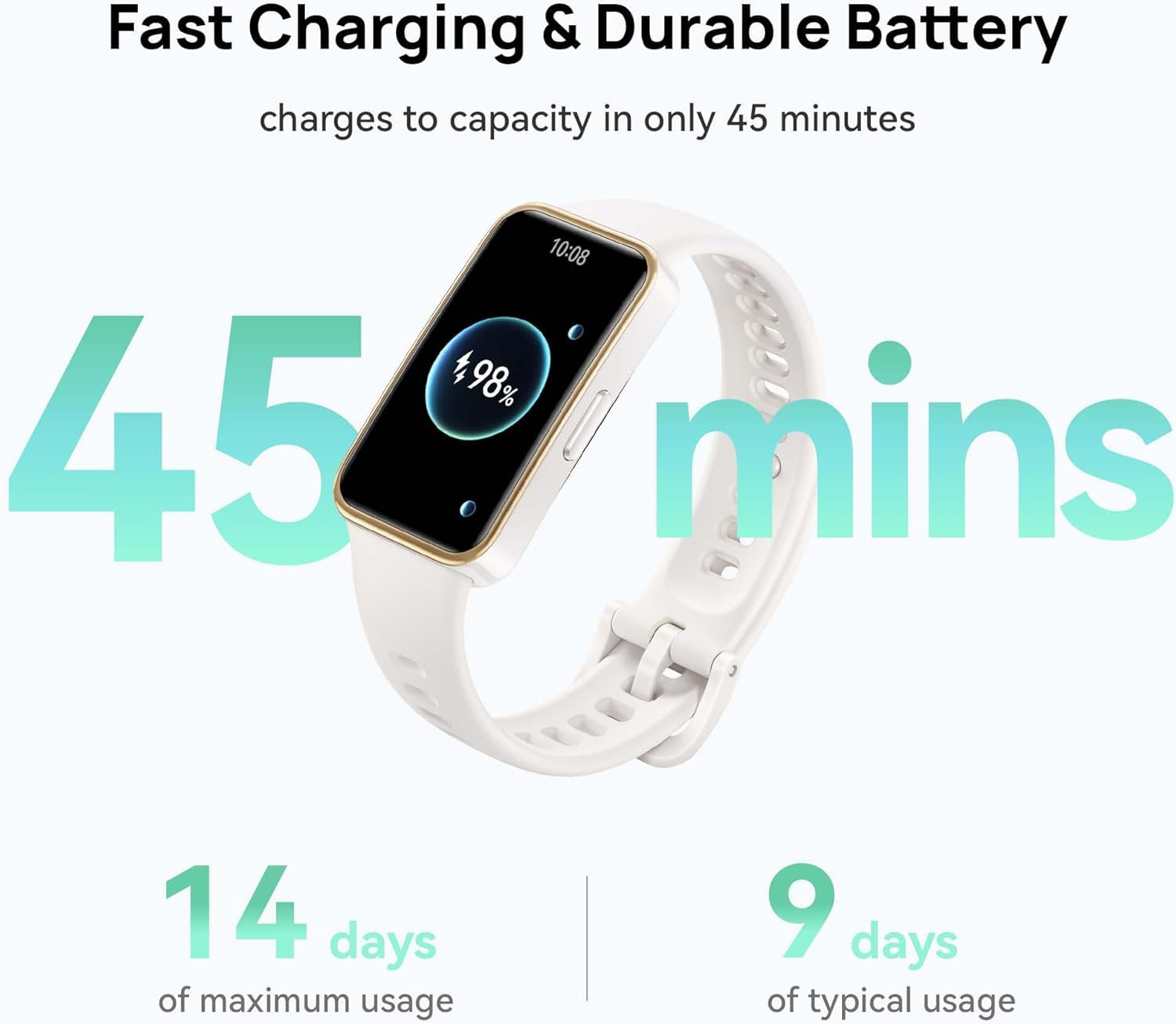 HUAWEI Band 9 Fitness Tracker – Lightweight, AMOLED Display, Auto Brightness & 100 Workout Modes