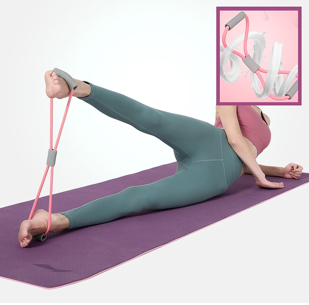 Wolpin Natural TPE Resistance Loop Band – Heavy-Tension, 37.5 cm, Toning & Stretching