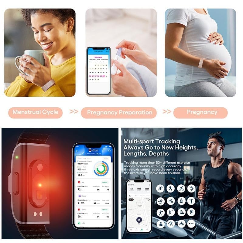 StyleOxx Smart Health Wristband – Multi-Sport Tracker with All-Day Health Monitoring & Free App