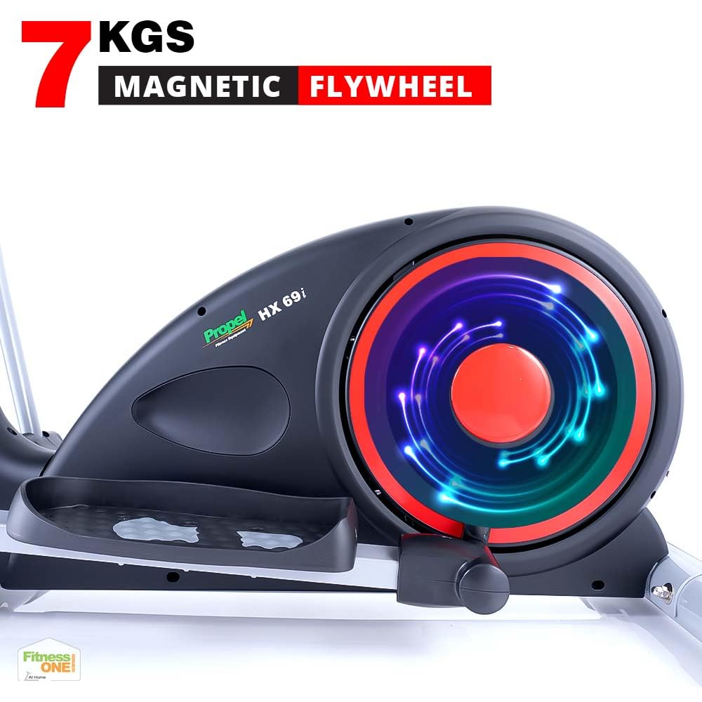 Propel FitnessOne HX 69i Smart Elliptical Cross Trainer – 8-Level Magnetic, 7 kg Flywheel, 120 kg Capacity