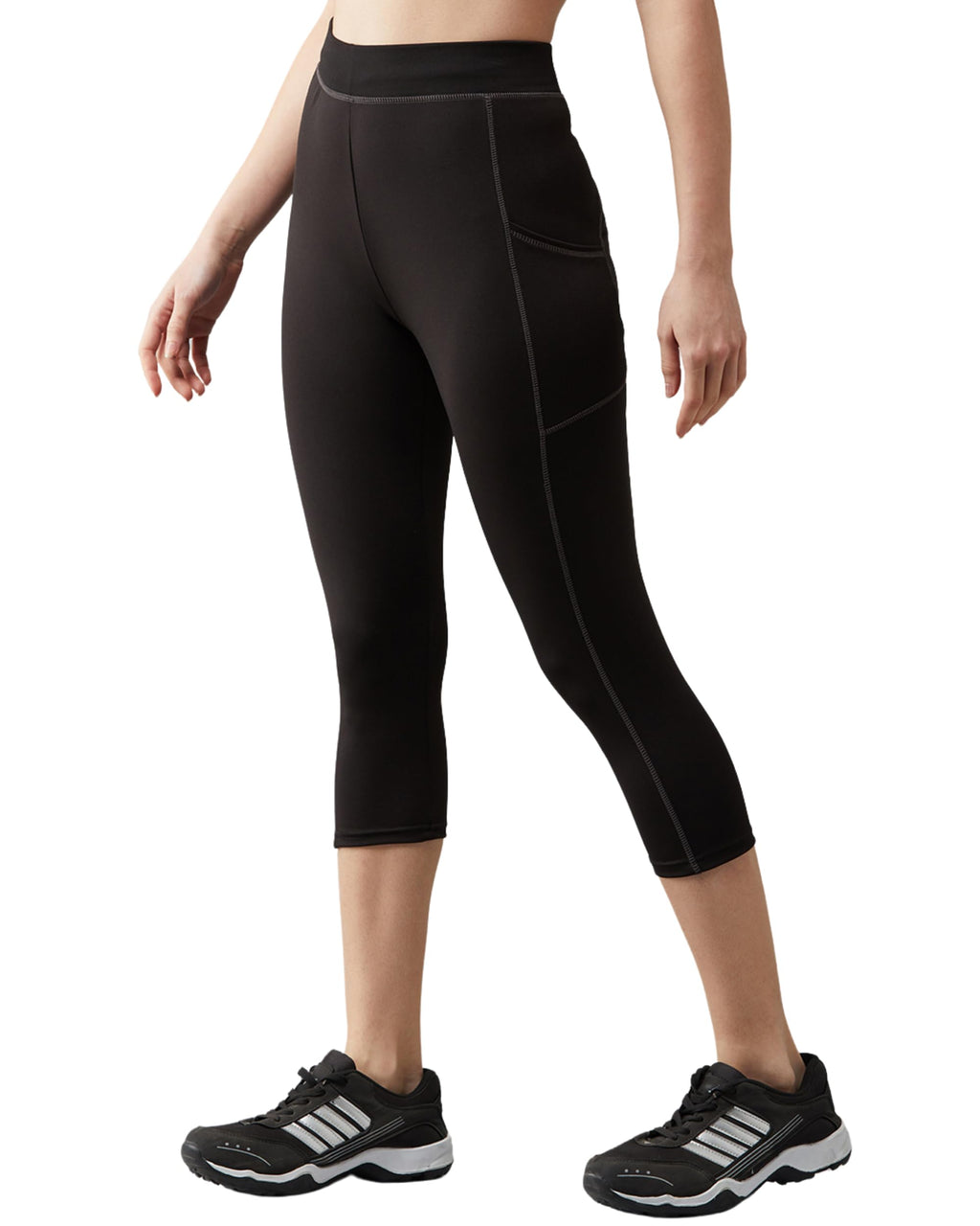 BLINKIN High-Waist Workout Leggings – 4-Way Stretch with Deep Side Pockets