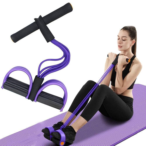 6-Tube CrossFit Training Bands – Adjustable Full-Body Resistance with Foam Handles