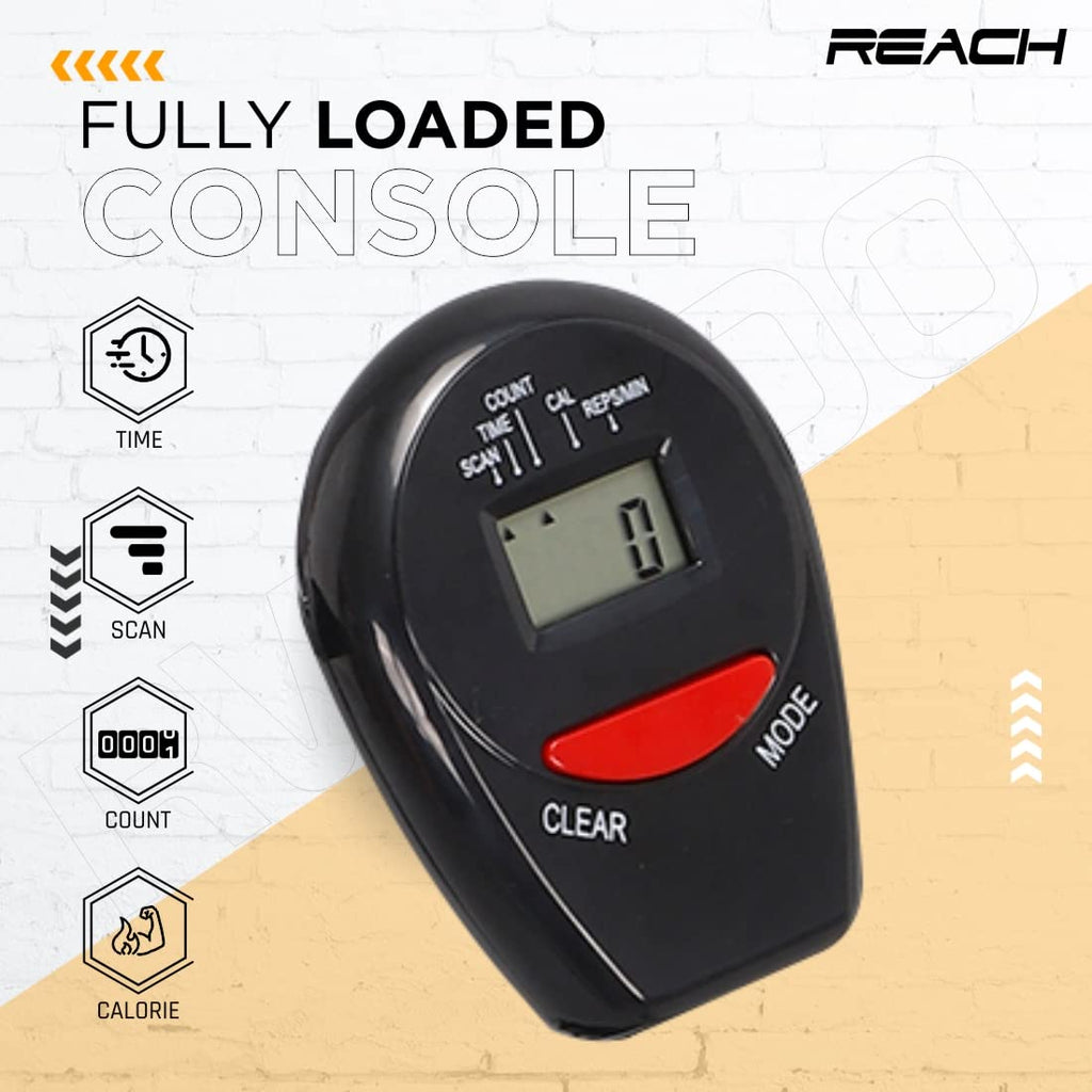 Reach RW-500 Hydraulic Rower – 12-Level Adjustable Resistance with LCD Monitor