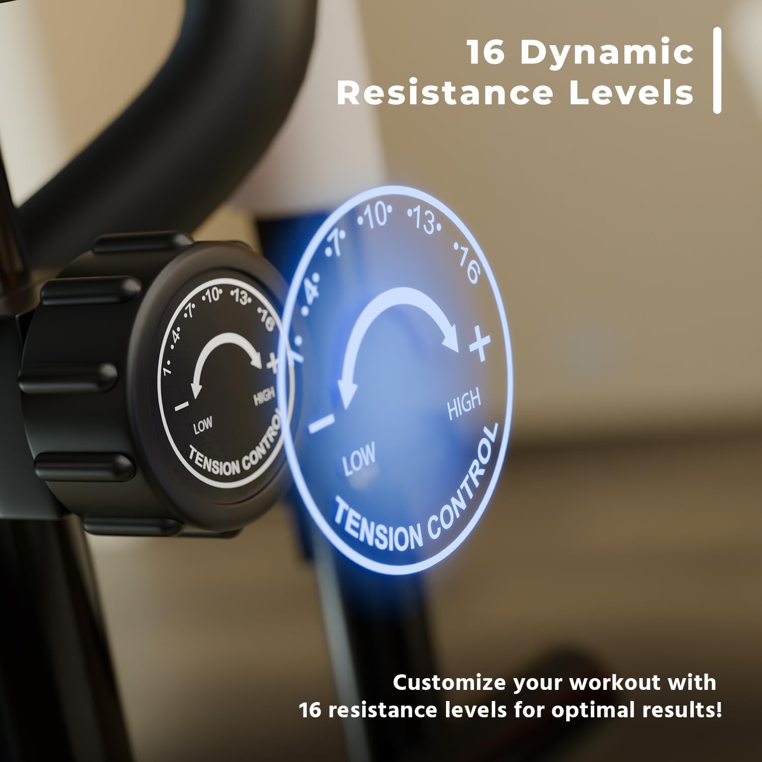 Lifelong Elliptical Trainer – Adjustable Magnetic Resistance, Sturdy Alloy Frame, LCD Tracker