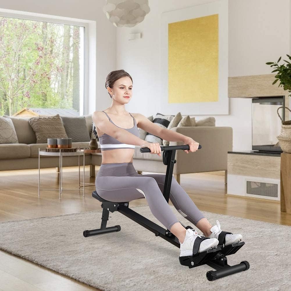 Gymnast Magnetic Air Rower Machine – Adjustable Magnetic Resistance, Full-Body Cardio